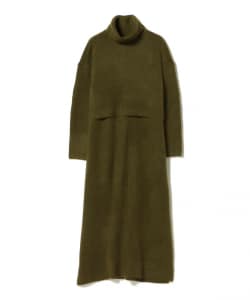 タートルネックワンピース×ニット（セットアイテム）