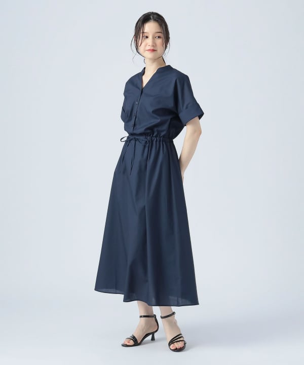 BEAMS HEART BEAMS HEART Drawstring Dress (Dress Dress) for