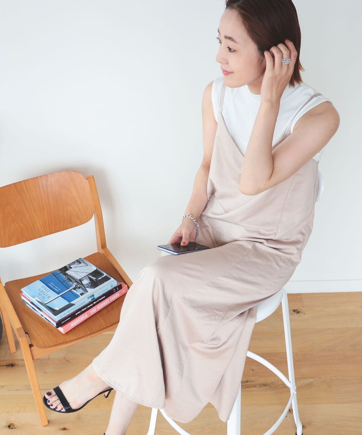 キャミワンピース インナーセット(セットアイテム) ワンピース WOMEN BEIGE ONE SIZE キャミワンピース インナーセット(セットアイテム) ワンピース WOMEN BEIGE ONE SIZE