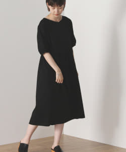 BEAMS HEART / 切替 シルケットワンピース