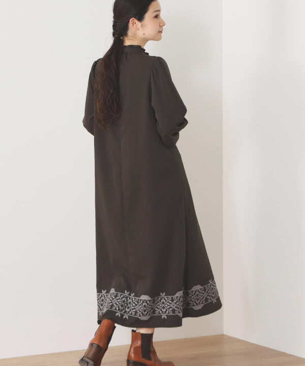 BEAMS HEART (BEAMS HEART) BEAMS HEART / Buzzam embroidery dress