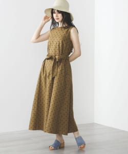 BEAMS HEART / ドット柄 フレアワンピース