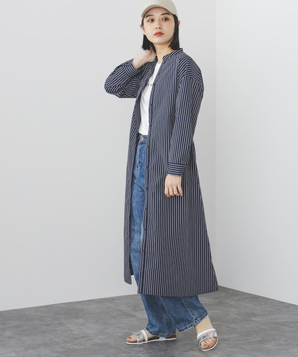BEAMS HEART（ビームス ハート）スキッパーシャツ ワンピース