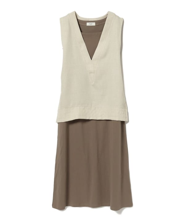BEAMS HEART（ビームス ハート）ベスト × カットソーワンピース