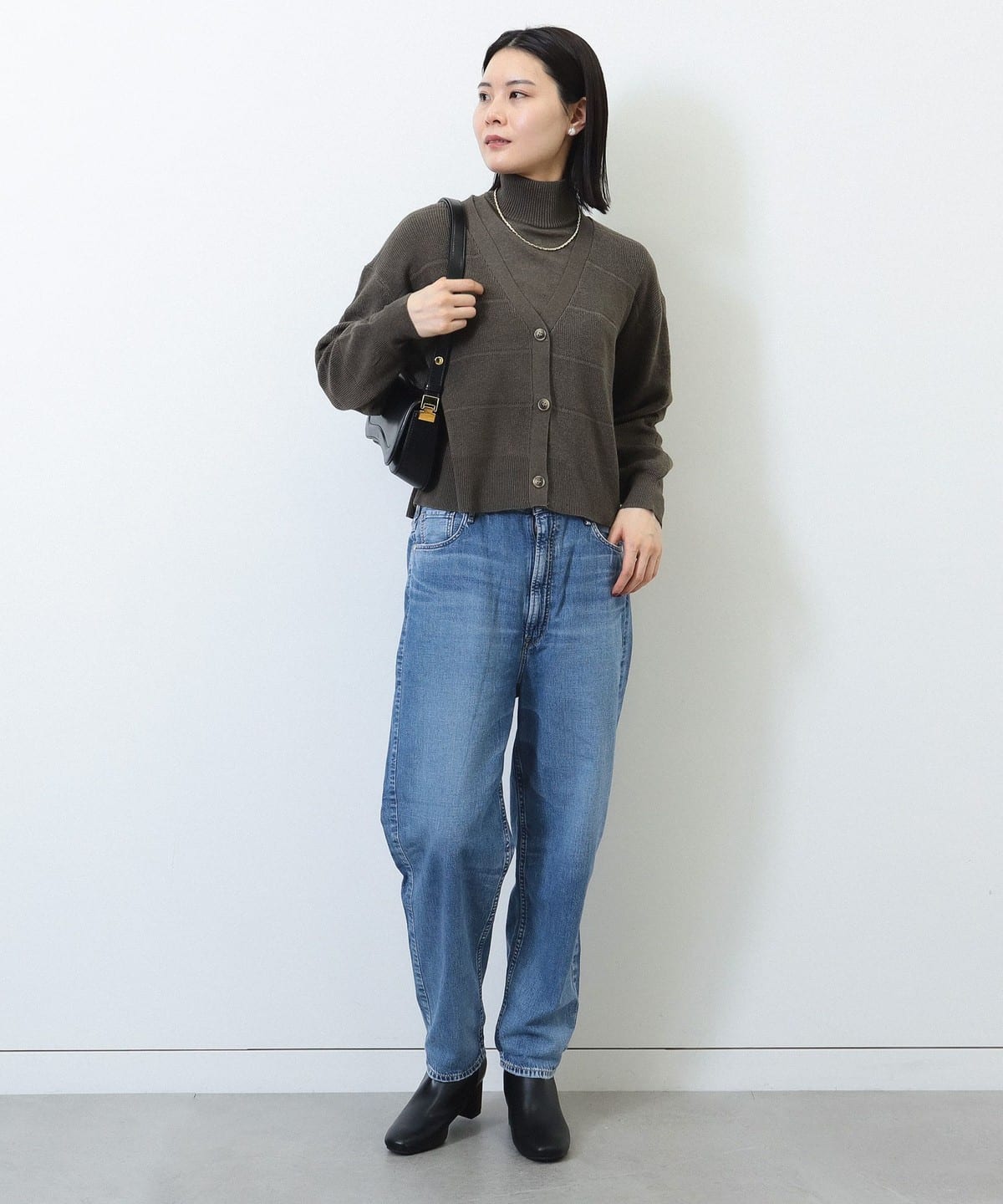 BEAMS HEART（ビームス ハート）ニットアンサンブル × スカート