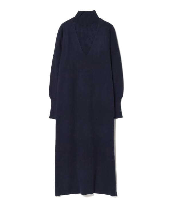 BEAMS HEART（ビームス ハート）リブタートル × ニットワンピース