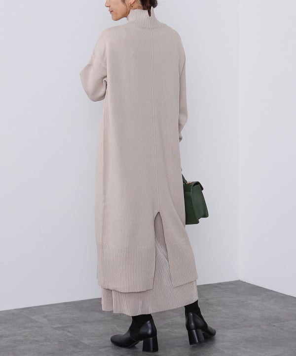 BEAMS HEART（ビームス ハート）【2/6新規値下げ】レイヤード ニットワンピース（手洗い可能）（ワンピース ワンピース）通販｜BEAMS