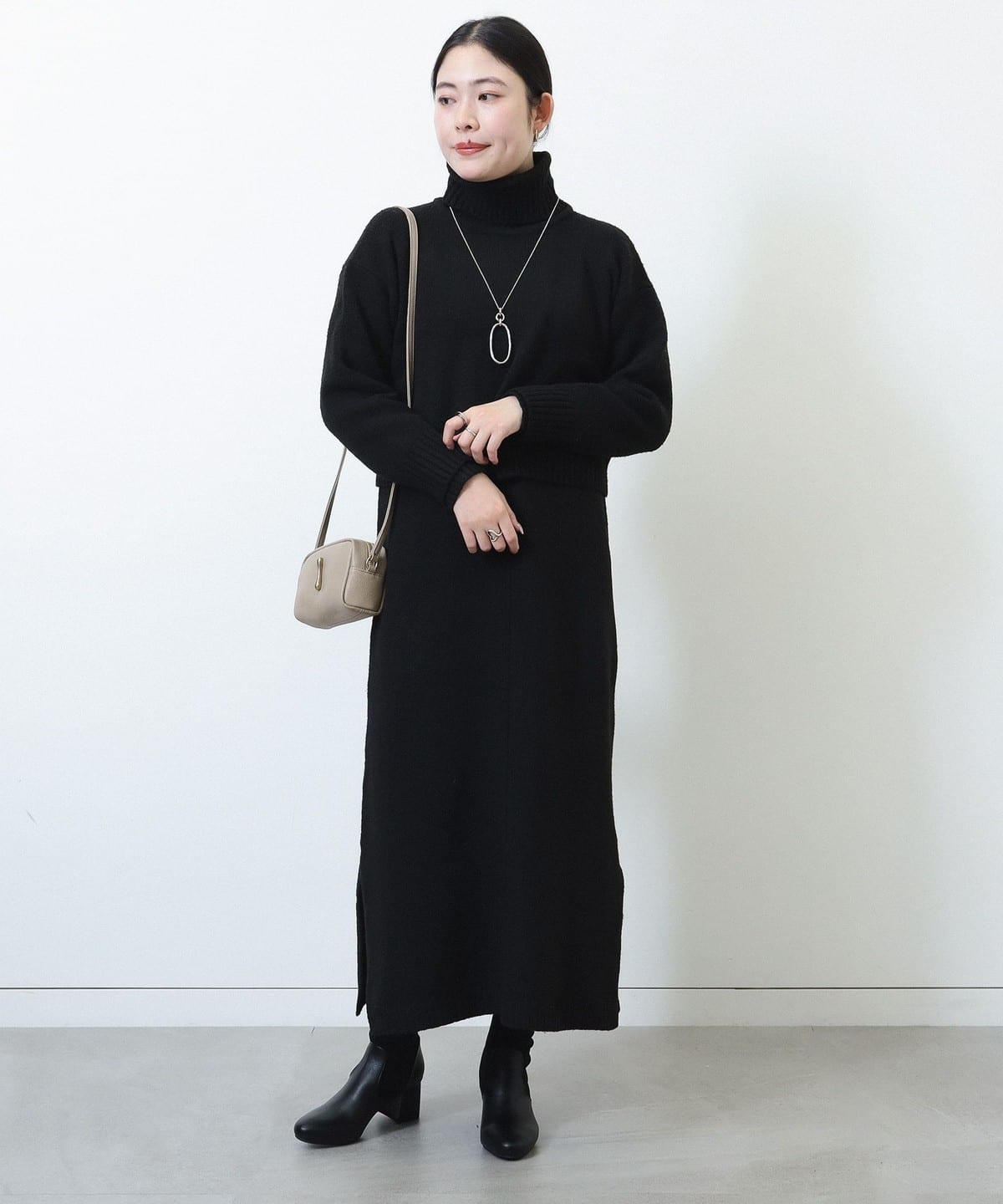 PEARLYGATESタートルネックワンピース BEAMS HEART（ビームス ハート）タートルネックワンピース