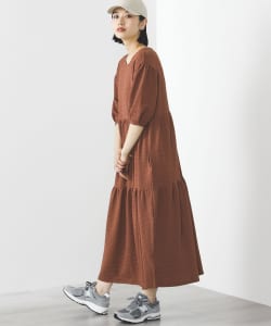 BEAMS HEART / ティアード カットワンピース