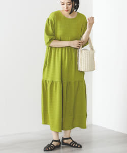 BEAMS HEART / ティアード カットワンピース