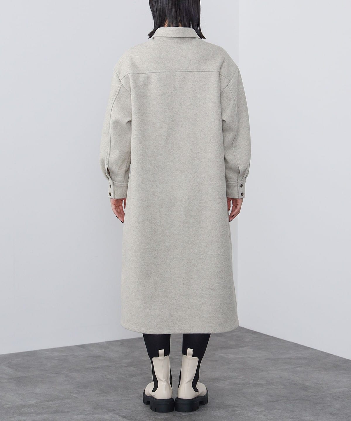 ストレッチ スウェット ハーフジップ ワンピース (WOMENS) | new