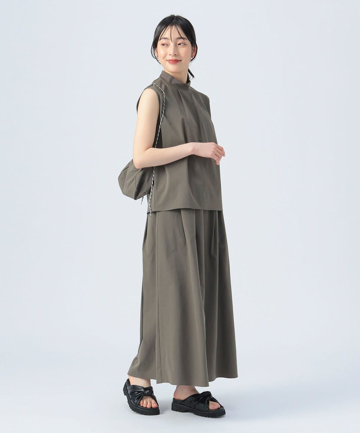 セットアップワンピース × バッグ(セットアイテム・洗濯可) ワンピース WOMEN DARK OLIVE ONE SIZE セットアップワンピース × バッグ(セットアイテム・洗濯可) ワンピース WOMEN DARK OLIVE ONE SIZE