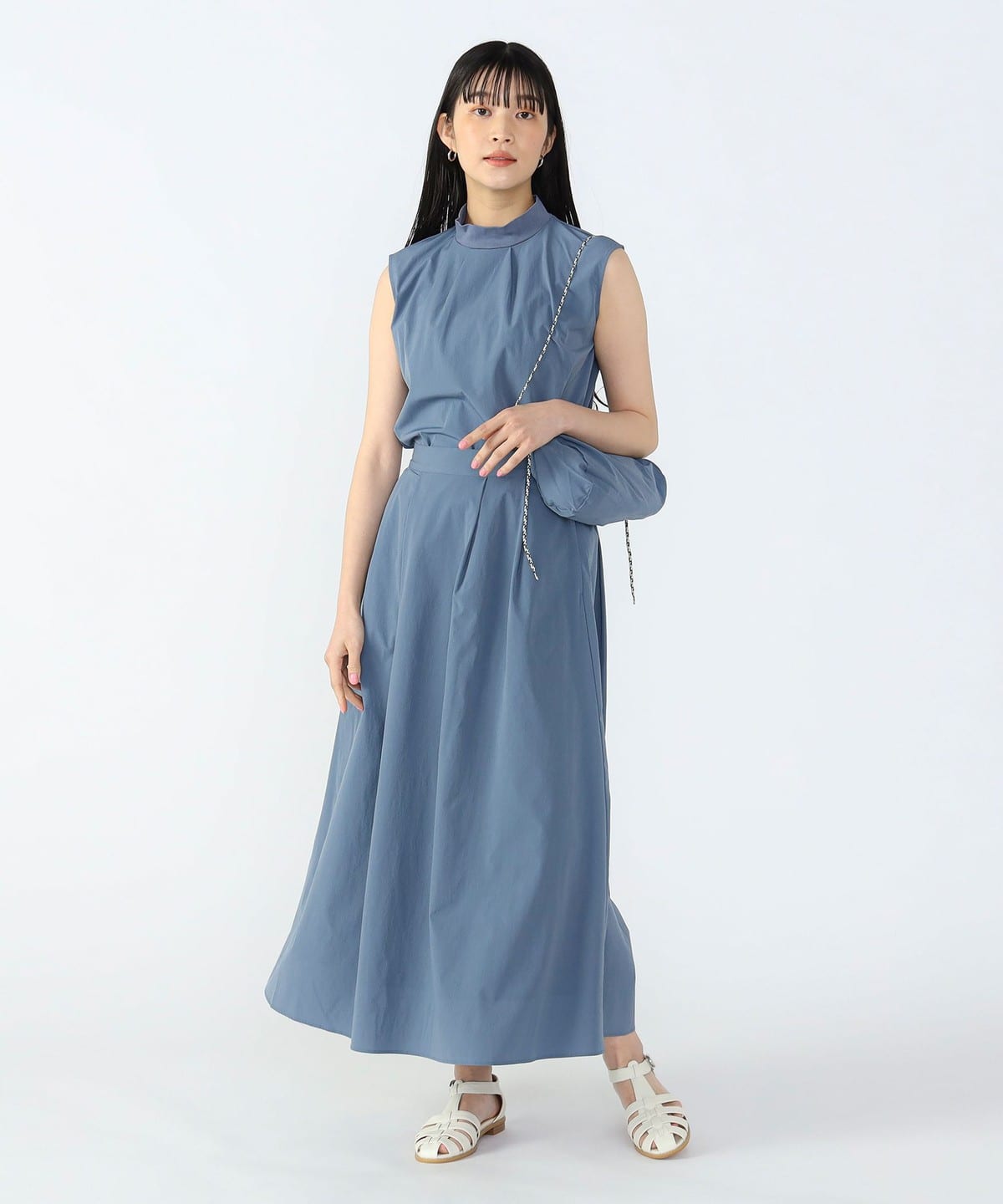 セットアップワンピース × バッグ(セットアイテム・洗濯可) ワンピース WOMEN LIGHT BLUE ONE SIZE セットアップワンピース × バッグ(セットアイテム・洗濯可) ワンピース WOMEN LIGHT BLUE ONE SIZE