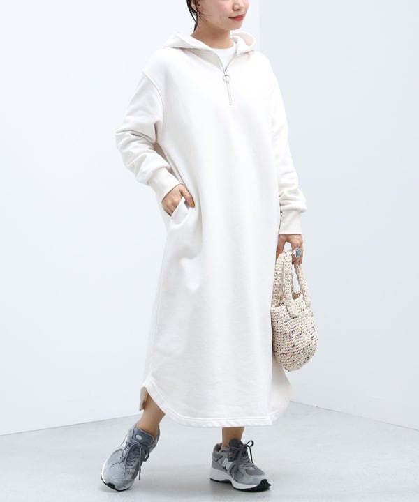 BEAMS HEART（ビームス ハート）フーディージップ カットワンピース