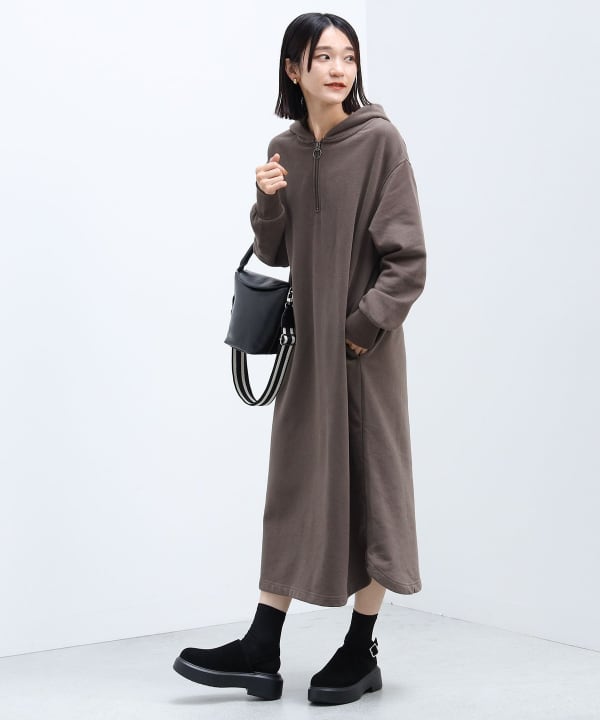 BEAMS HEART（ビームス ハート）フーディージップ カットワンピース