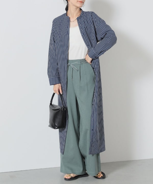 専用　未使用　APIECE APART フードシャツワンピ BEAMS HEART（ビームス ハート）スキッパー風 シャツワンピース