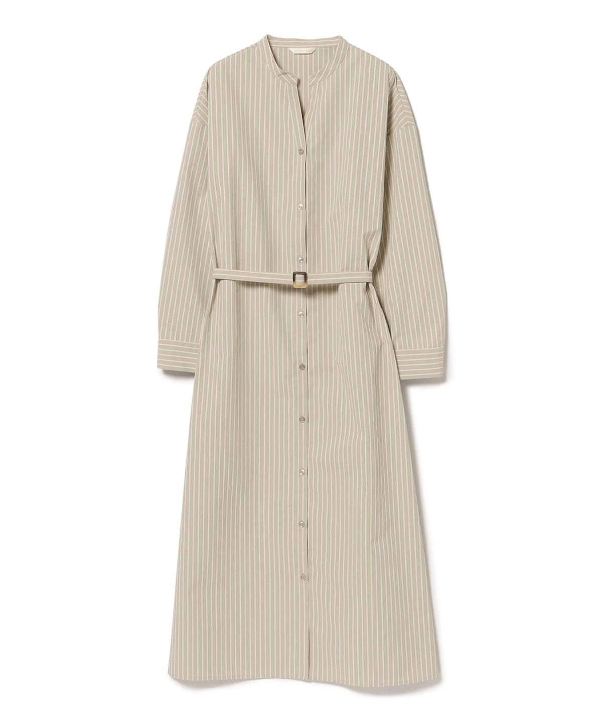 美品】BEAMS ペイズリー柄 シャツ スキッパー ノーカラー