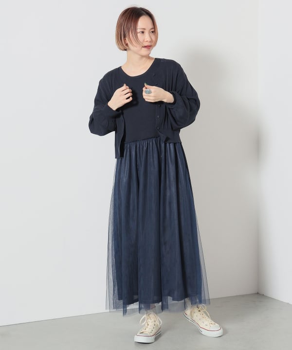 BEAMS HEART(ビームス ハート)カーディガン × チュール BEAMS HEART(ビームス ハート)カーディガン × チュール
