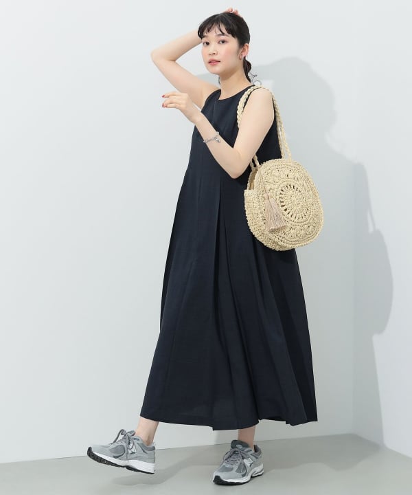 BEAMS HEART BEAMS HEART Tuck Sleeveless Dress (Dresses, Cami