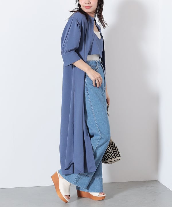 supreme lama ウエストリボンシャツワンピース supreme lama ウエストリボンシャツワンピース