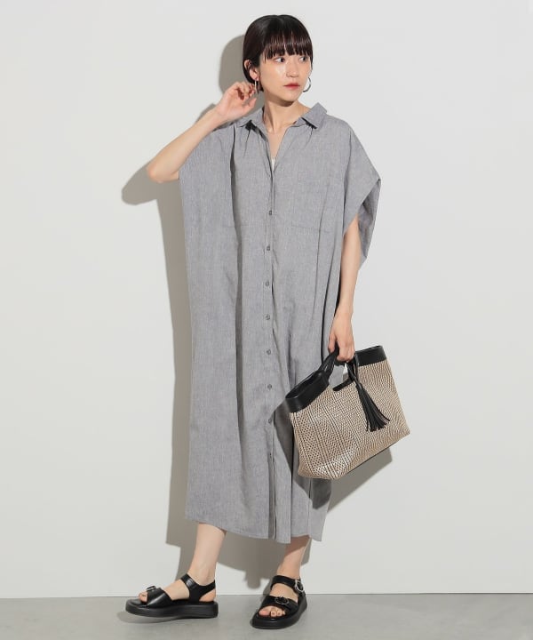 ワンピース　BEAMS Ray BEAMS（レイ ビームス）【8/7再値下げ】デニム ジップ