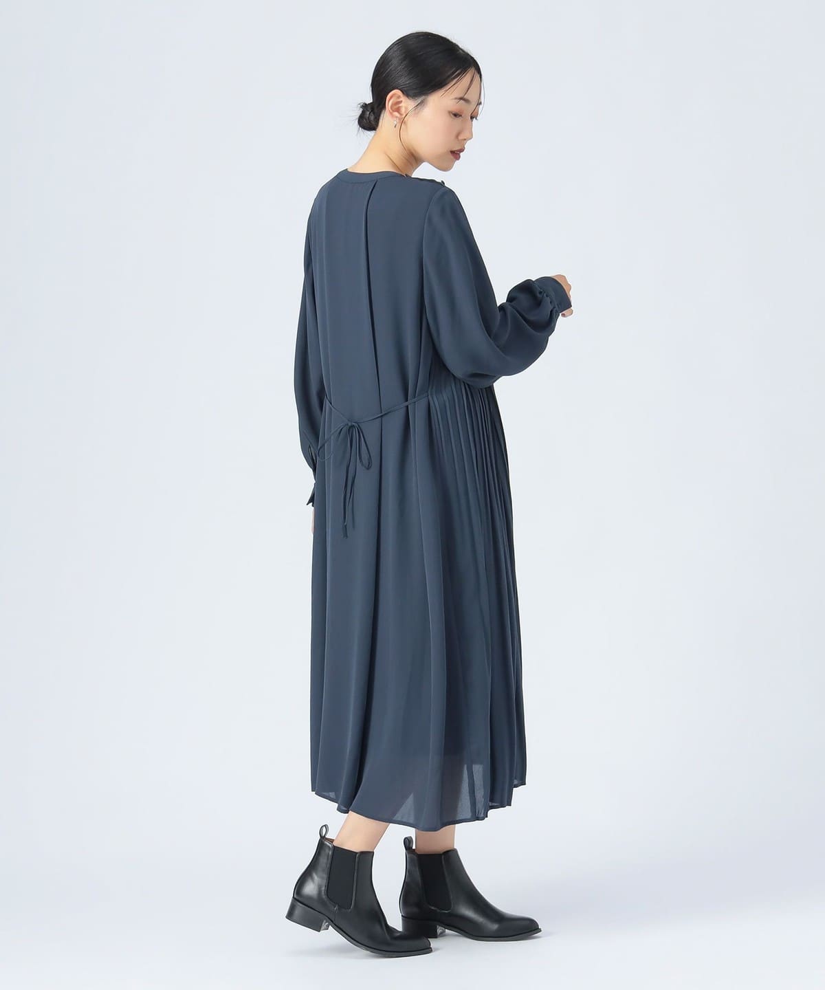 クロスケシプリーツ ワンピース ワンピース WOMEN NAVY② ONE SIZE クロスケシプリーツ ワンピース ワンピース WOMEN NAVY② ONE SIZE