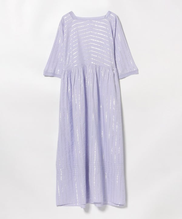 beams INDIA ラメ ストライプ ワンピース セール】INDIA ラメ ストライプ ワンピース（ワンピース