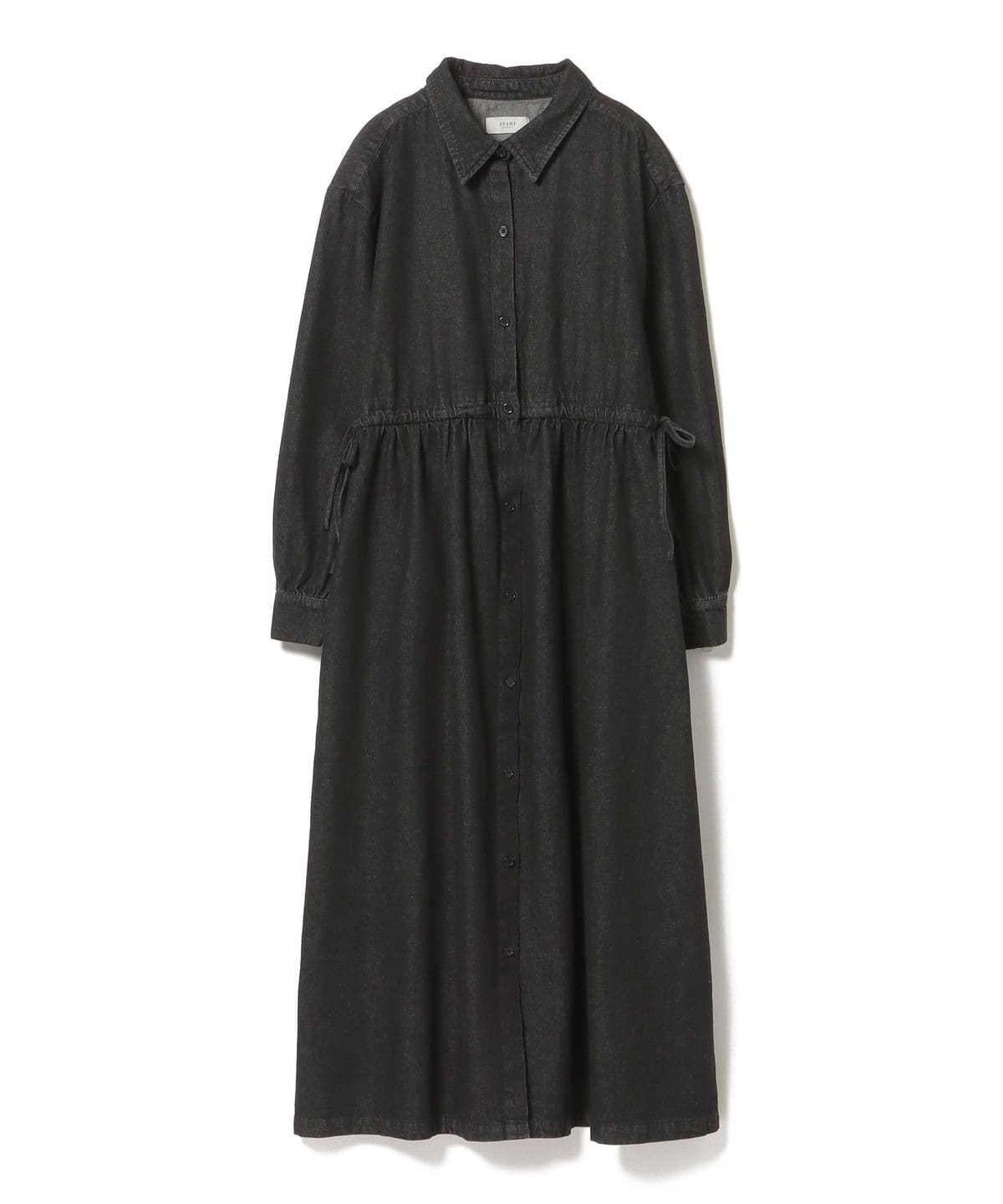 BEAMS HEART denim drawstring shirt dress (dress BEAMS HEART