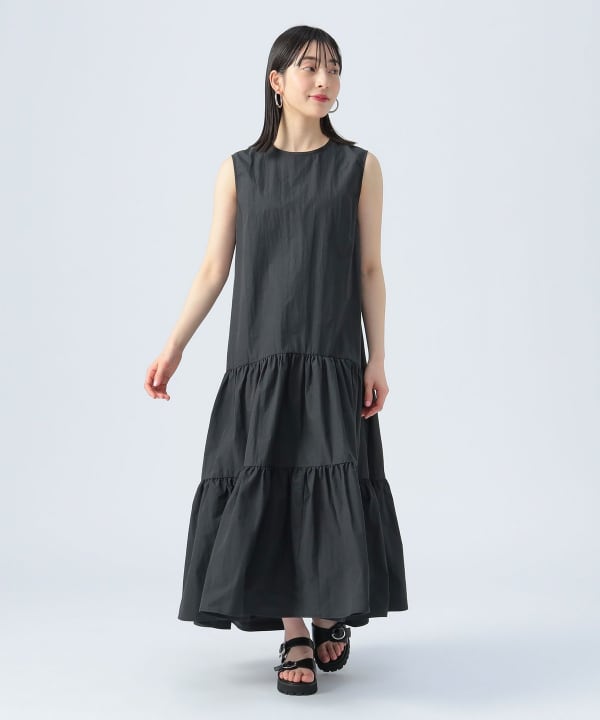 BEAMS HEART ティアード ノースリーブワンピース オレンジ M タグ付 楽天市場】【SALE／50%OFF】BEAMS HEART / ティアード