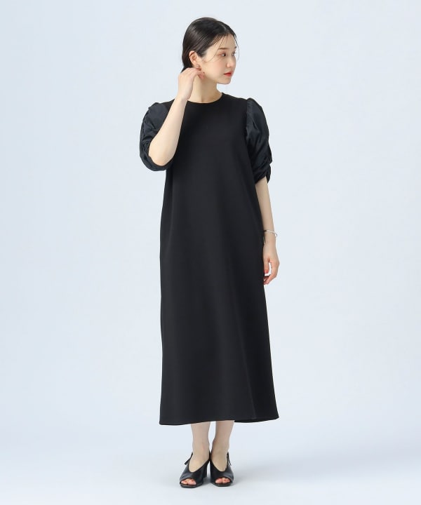 お値下げ♡familiar♡ワンピース♡100♡ BEAMS HEART（ビームス ハート）ギャザー スキッパー ワンピース