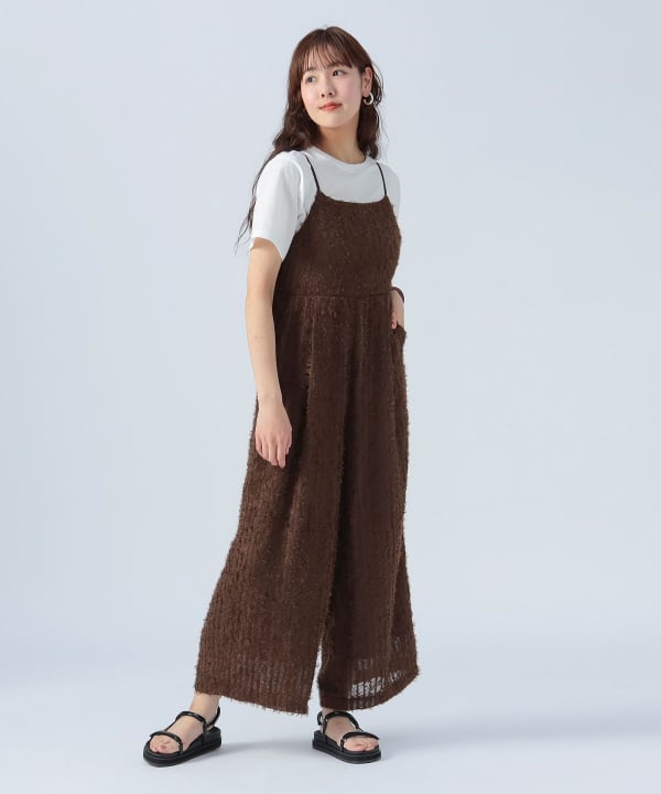 BEAMS HEART（ビームス ハート）カットジャカート サロペット