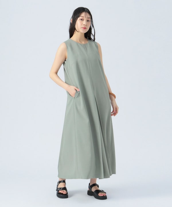 ビームスハート　ノースリーブチュニック セットアイテム BEAMS HEART ブラウス シャツ ノースリーブ ティアード