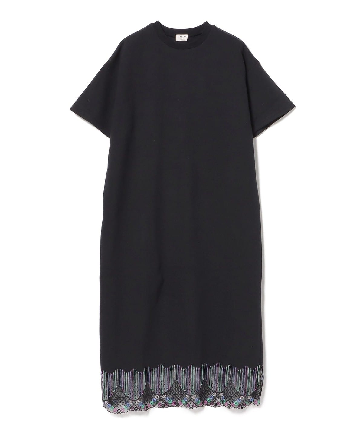 裾 スカラレース ワンピース ワンピース WOMEN BLACK ONE SIZE 裾 スカラレース ワンピース ワンピース WOMEN BLACK ONE SIZE