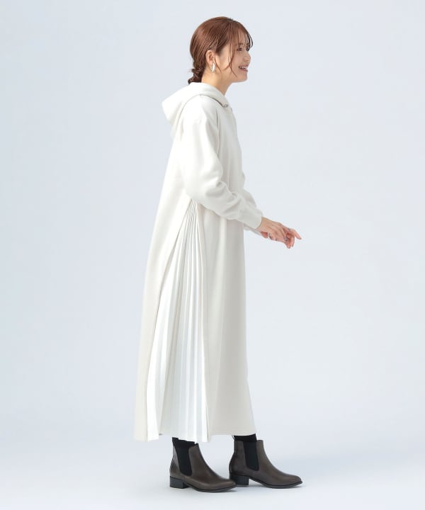 BEAMS HEART（ビームス ハート）サイド プリーツ フーディー