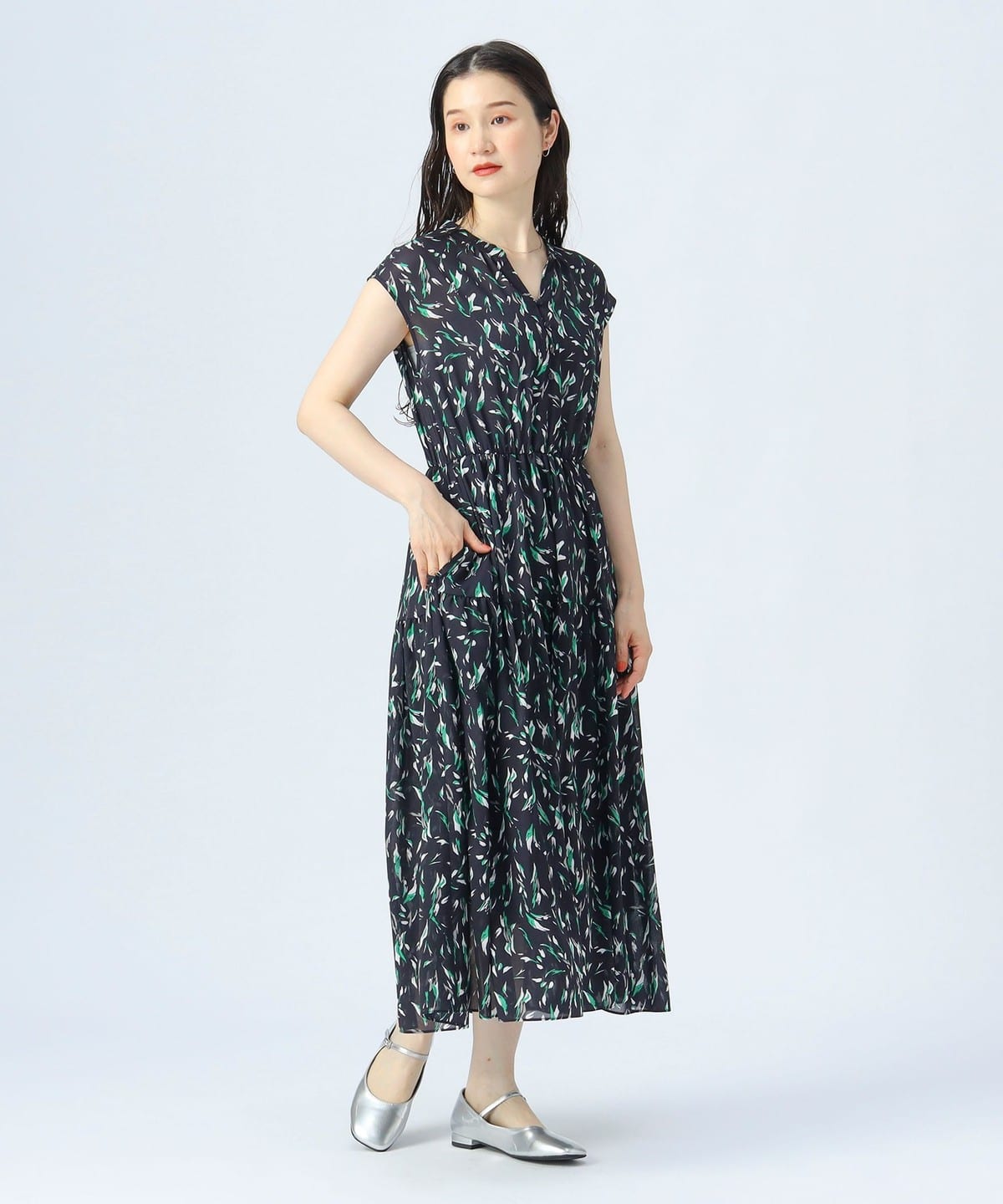 スキッパー ティアード ワンピース ワンピース WOMEN PATTERN NAVY ONE SIZE スキッパー ティアード ワンピース ワンピース WOMEN PATTERN NAVY ONE SIZE