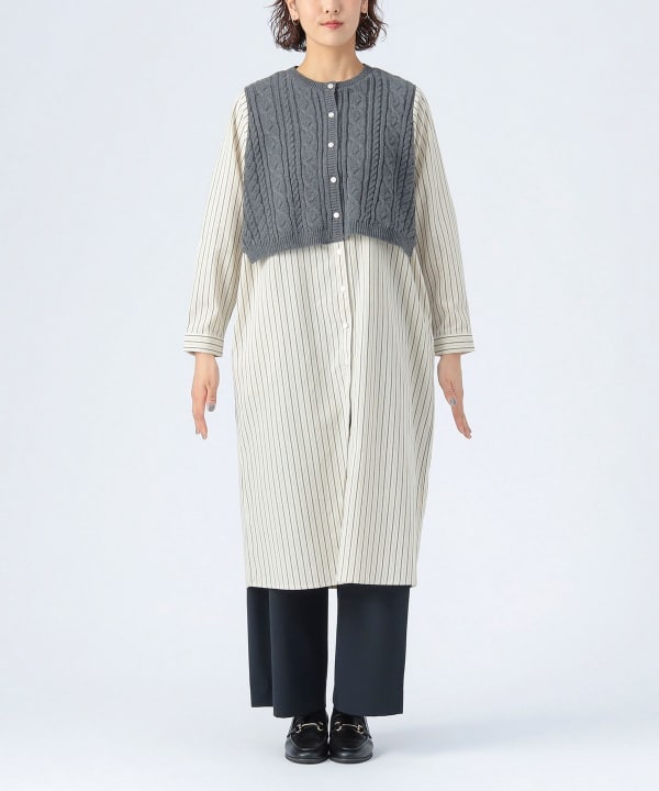 BEAMS HEART（ビームス ハート）【タイムセール】ベスト × ストライプ