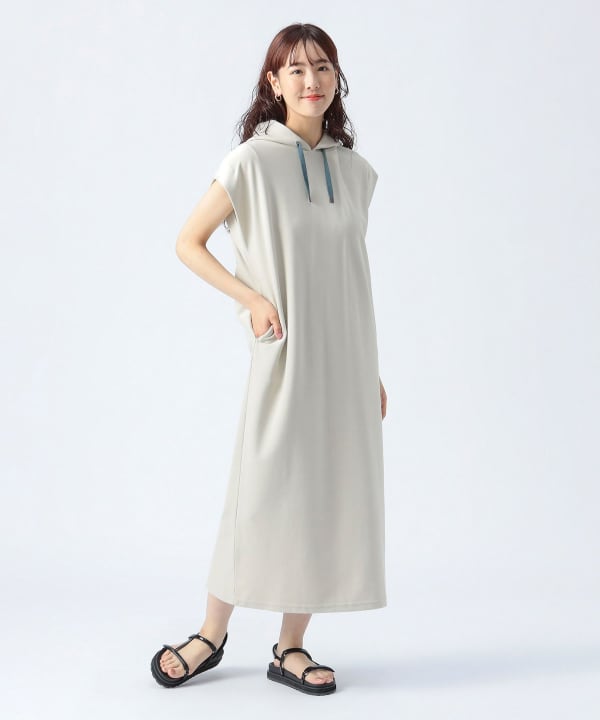 【美品】BEAMS GOLF フーディーワンピース Mサイズ BEAMS HEART（ビームス ハート）フーディーカット ワンピース