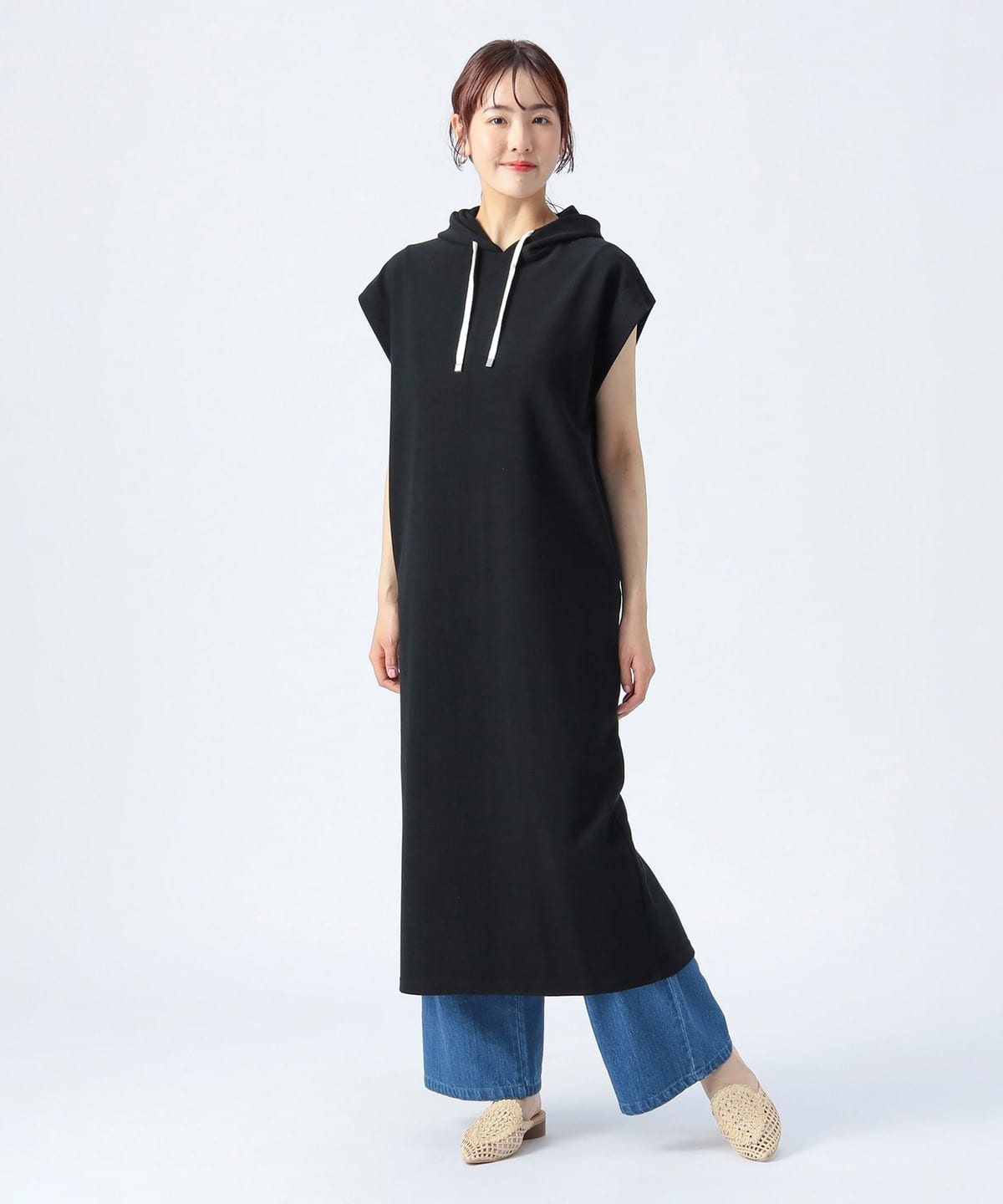 フーディーカット ワンピース ワンピース WOMEN BLACK ONE SIZE フーディーカット ワンピース ワンピース WOMEN BLACK ONE SIZE