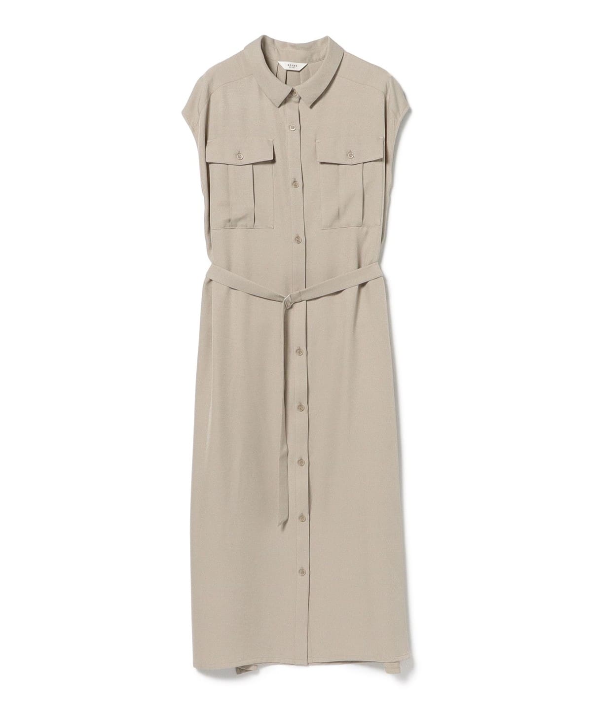 サファリ ワンピース(洗濯可) ワンピース WOMEN GREIGE ONE SIZE サファリ ワンピース(洗濯可) ワンピース WOMEN GREIGE ONE SIZE