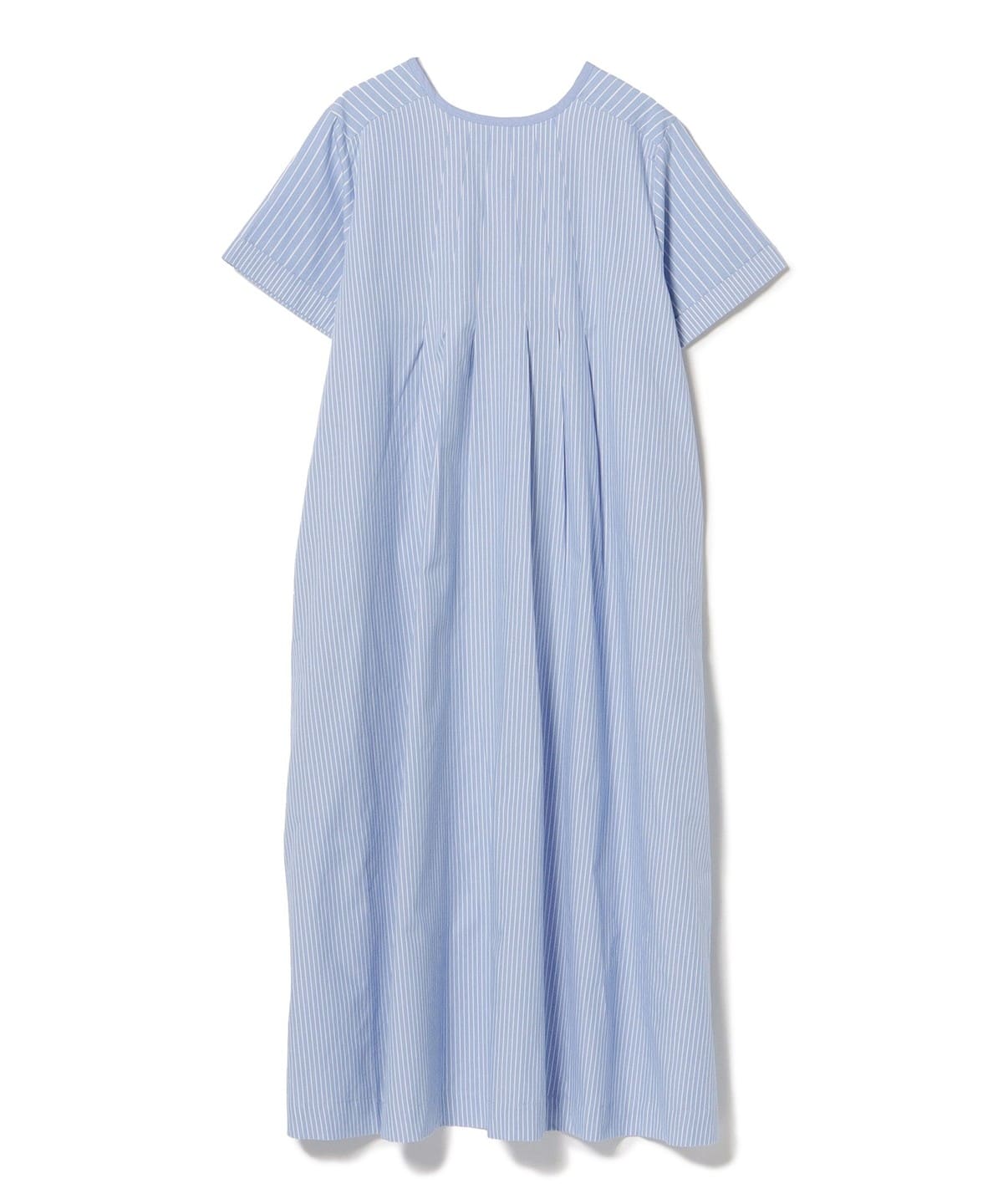 クレイジー フレア ワンピース(洗濯可) ワンピース WOMEN BLUE STRIPE ONE SIZE クレイジー フレア ワンピース(洗濯可) ワンピース WOMEN BLUE STRIPE ONE SIZE