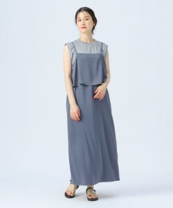 ナロー キャミソールワンピース × フレンチ Tシャツ（セットアイテム）
