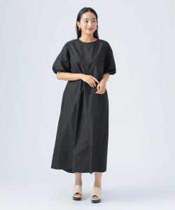 袖 バルーン ワンピース