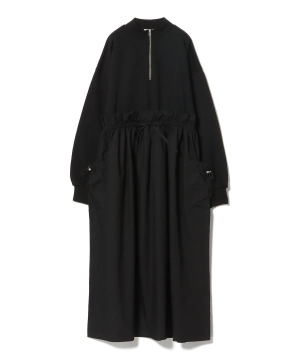 BEAMS HEART（ビームス ハート）【12/4再値下げ】異素材 ハーフ ジップ