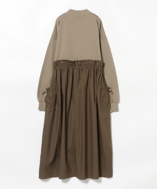 BEAMS HEART（ビームス ハート）【12/4再値下げ】異素材 ハーフ ジップ