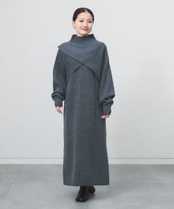 レイヤード ニット ワンピース（セットアイテム）