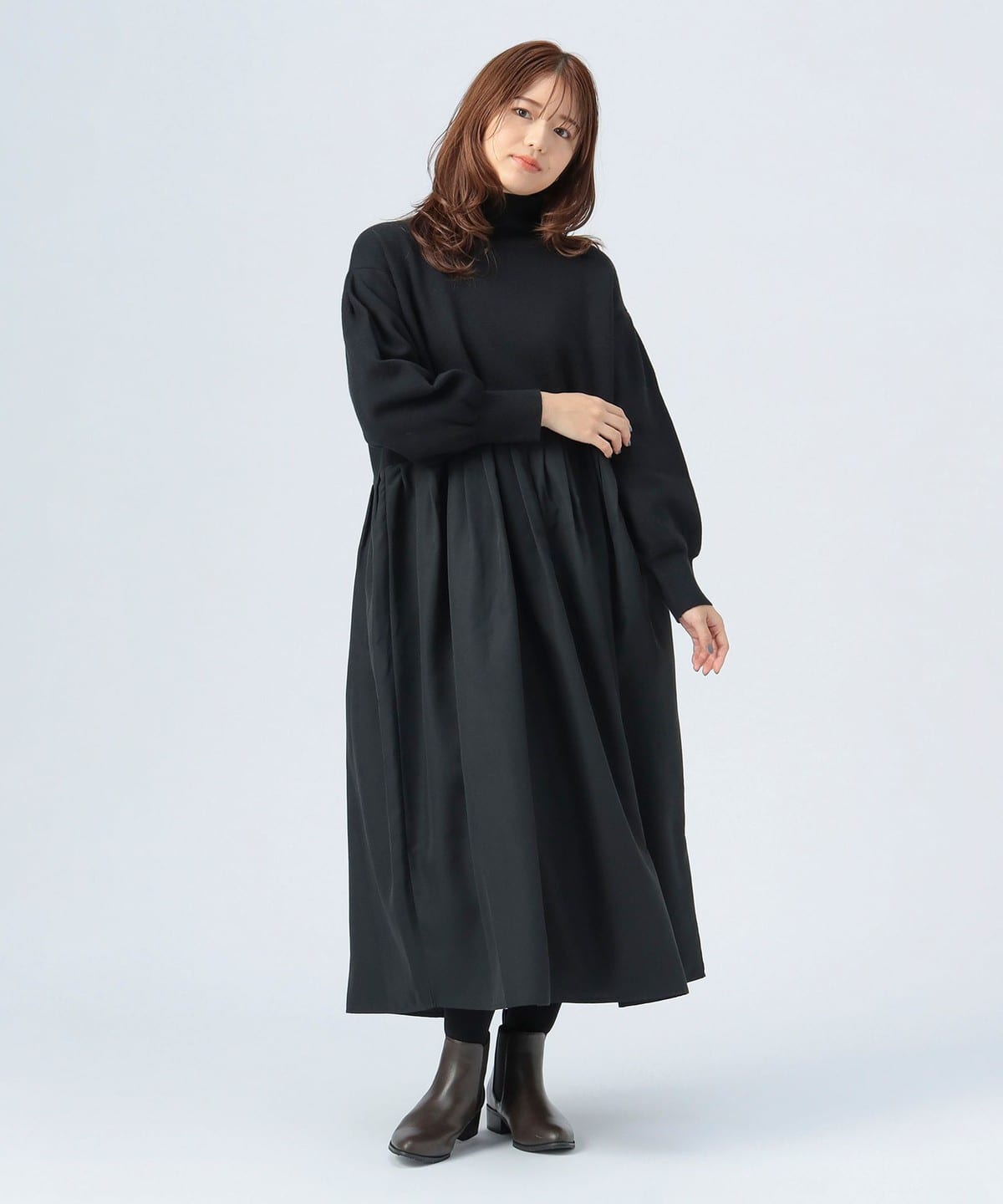 ワンピース ar09 ◇【LOULOU WILLOUGHBY】リップルタックワンピース|allureville