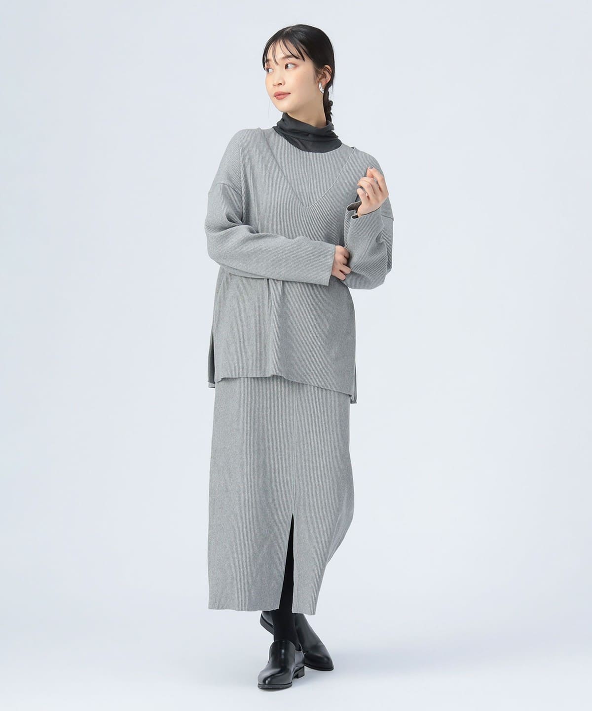 BEAMS HEART（ビームス ハート）レイヤード ワンピース（セット