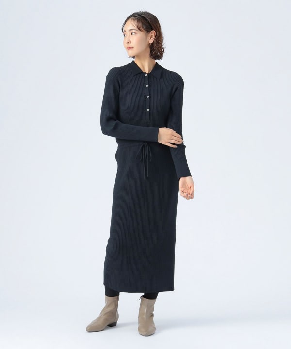 BEAMS HEART（ビームス ハート）【タイムセール】リブニット ポロ