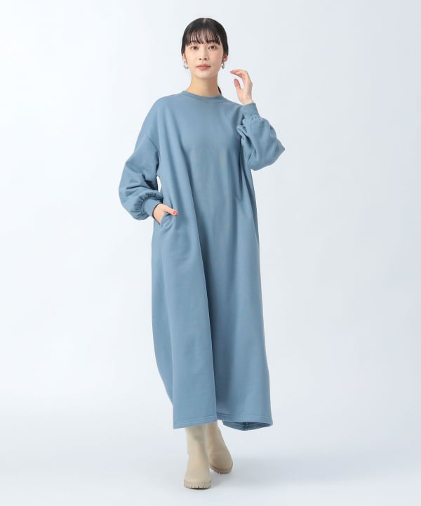 ★美品★お値下げ　beams golf スウェットワンピース BEAMS HEART（ビームス ハート）オーバーサイズ スウェットワンピース