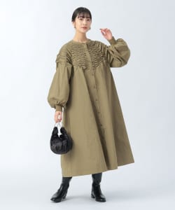 シャーリング シャツ ワンピース